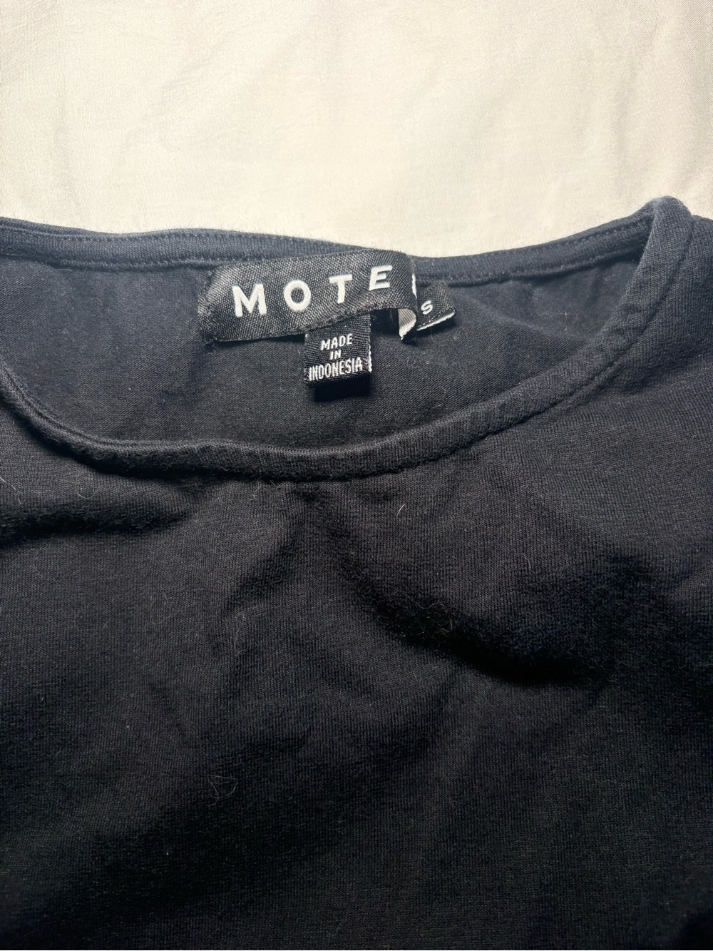 Motel Rocks Black Sleeveless Ribbed Mini Dress - Picture 2 of 3